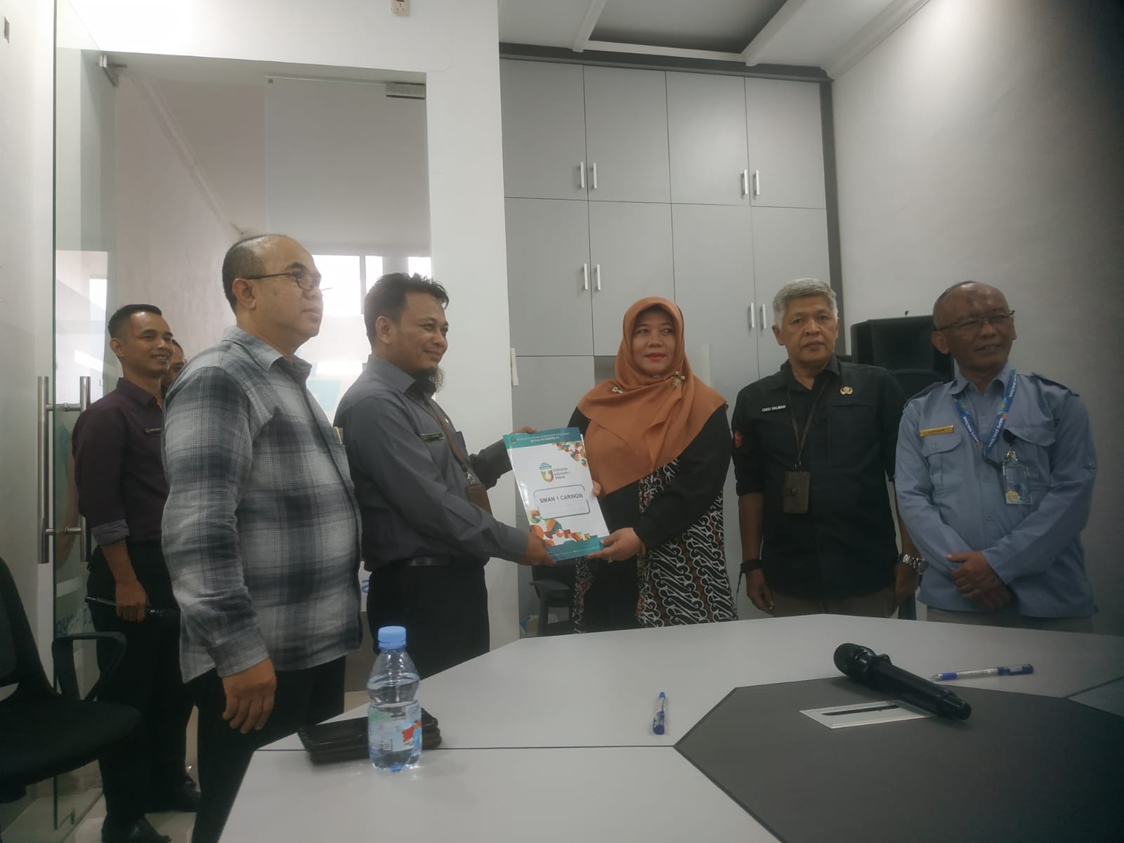 Sertijab PLT Kepala Sekolah di Cabang Dinas Pendidikan Wil 1